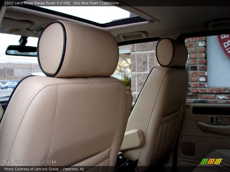Oslo Blue Pearl / Lightstone 2002 Land Rover Range Rover 4.6 HSE