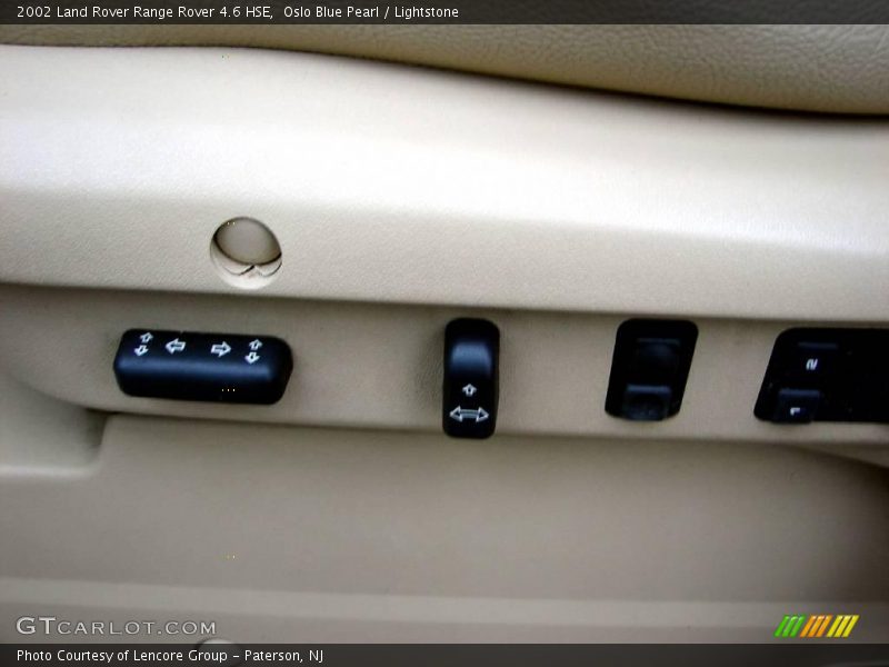 Oslo Blue Pearl / Lightstone 2002 Land Rover Range Rover 4.6 HSE
