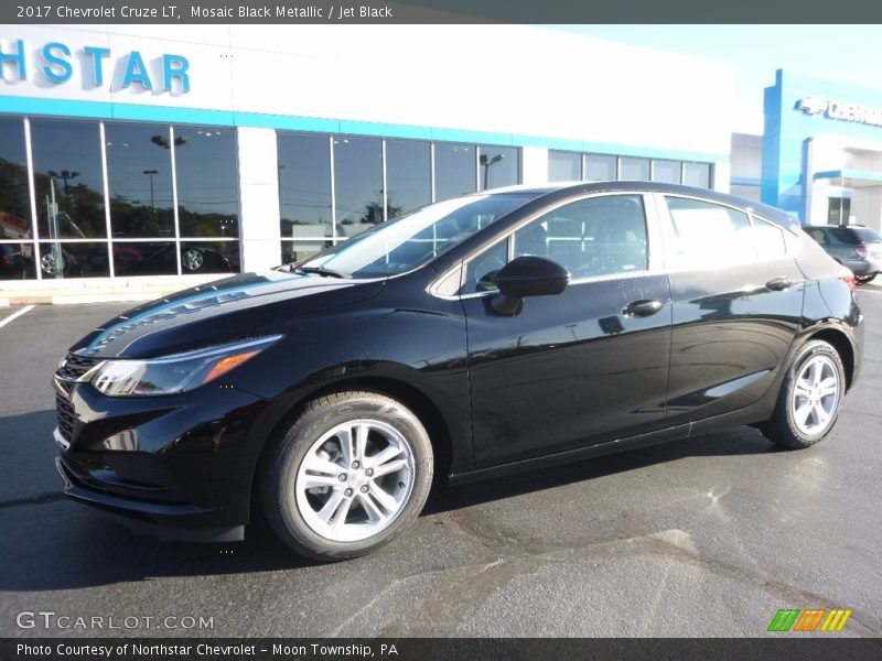 Mosaic Black Metallic / Jet Black 2017 Chevrolet Cruze LT