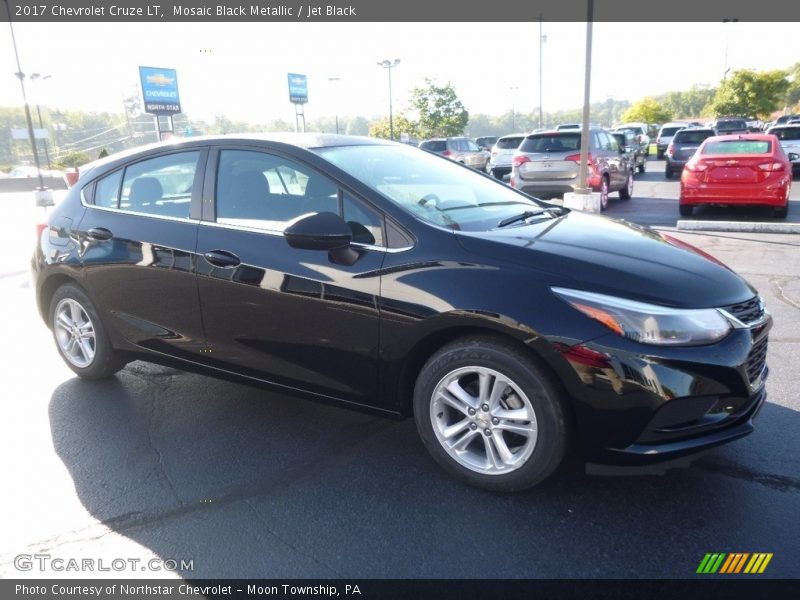 Mosaic Black Metallic / Jet Black 2017 Chevrolet Cruze LT