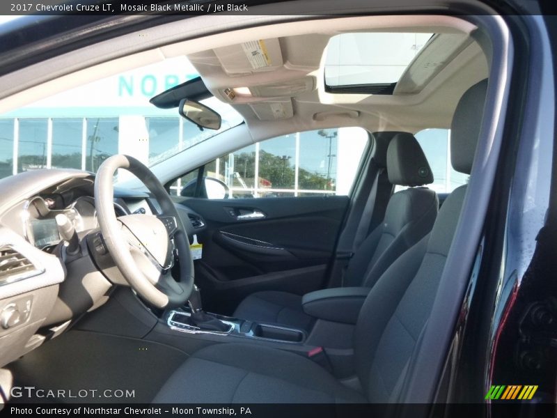 Mosaic Black Metallic / Jet Black 2017 Chevrolet Cruze LT