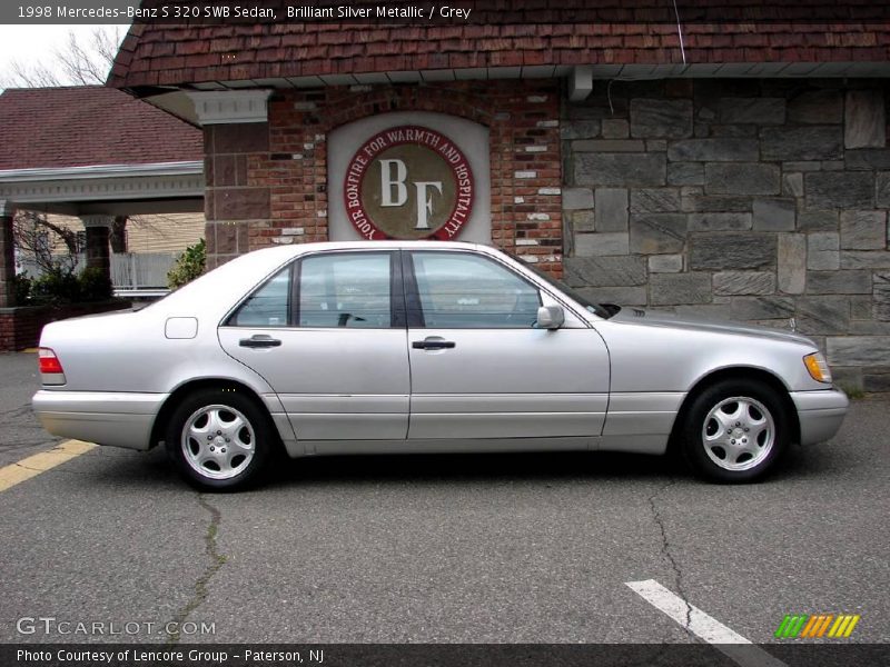 Brilliant Silver Metallic / Grey 1998 Mercedes-Benz S 320 SWB Sedan