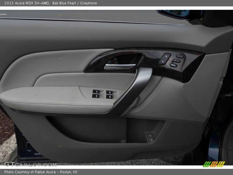 Bali Blue Pearl / Graystone 2013 Acura MDX SH-AWD