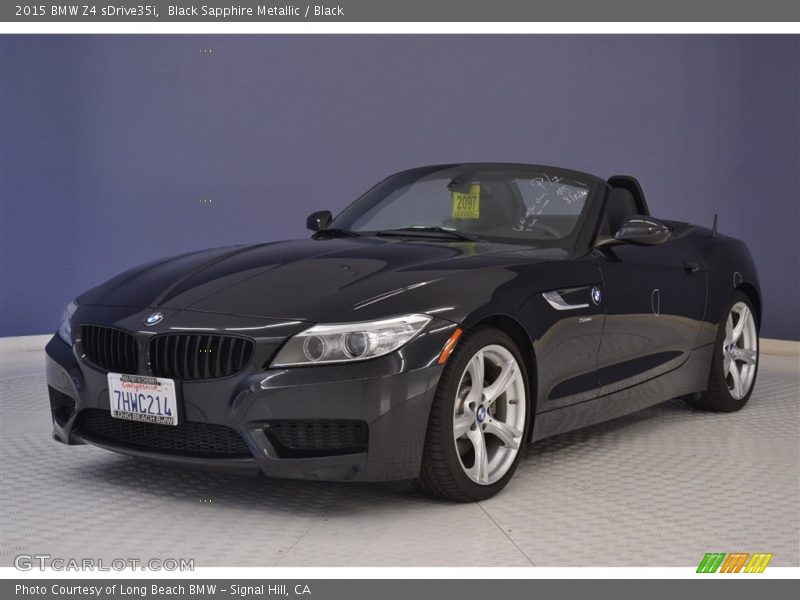 Black Sapphire Metallic / Black 2015 BMW Z4 sDrive35i