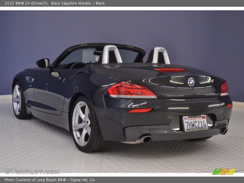 Black Sapphire Metallic / Black 2015 BMW Z4 sDrive35i