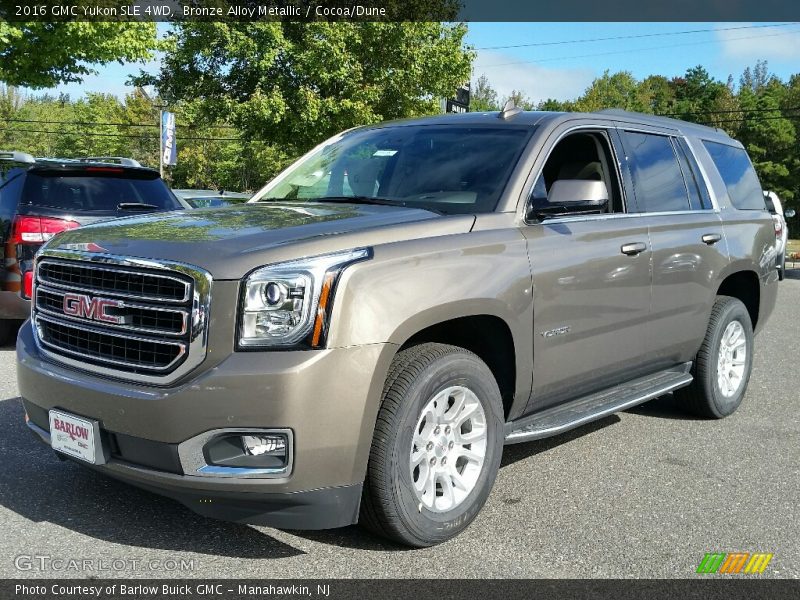 Bronze Alloy Metallic / Cocoa/Dune 2016 GMC Yukon SLE 4WD