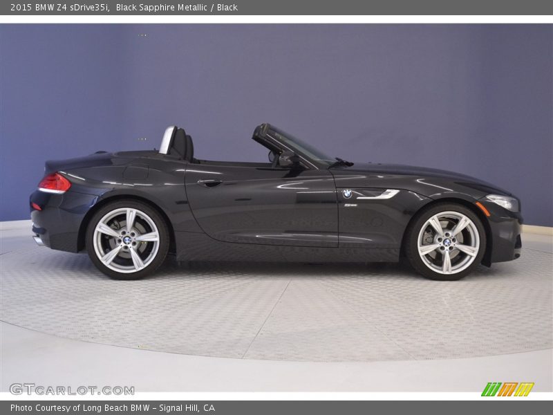 Black Sapphire Metallic / Black 2015 BMW Z4 sDrive35i
