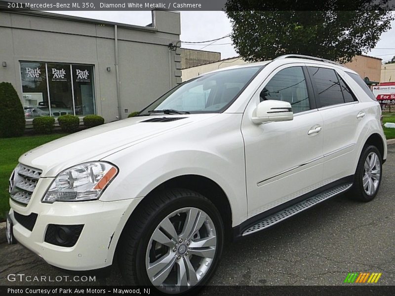 Diamond White Metallic / Cashmere 2011 Mercedes-Benz ML 350