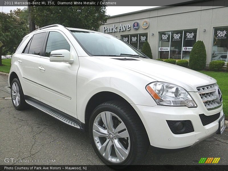 Diamond White Metallic / Cashmere 2011 Mercedes-Benz ML 350