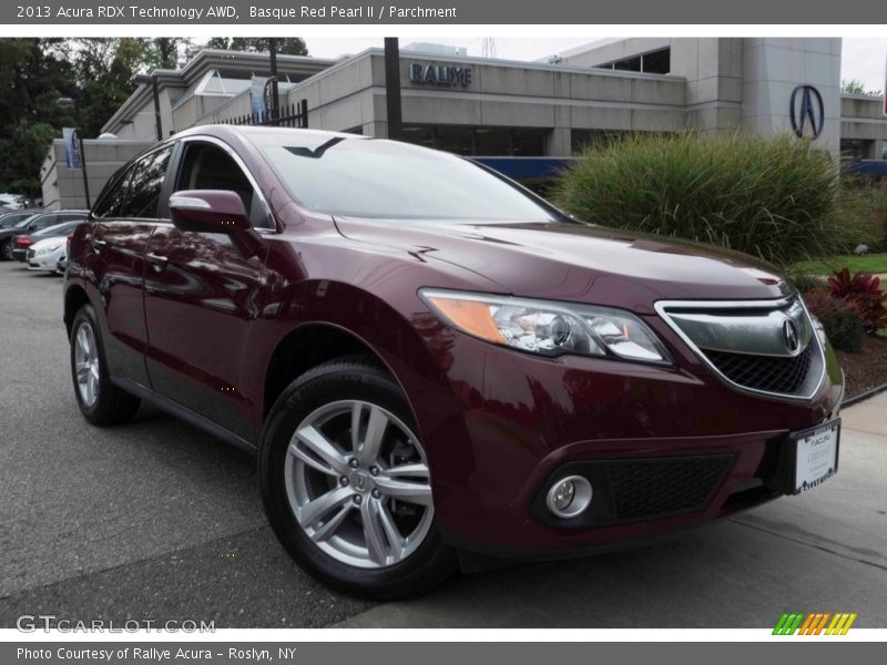 Basque Red Pearl II / Parchment 2013 Acura RDX Technology AWD
