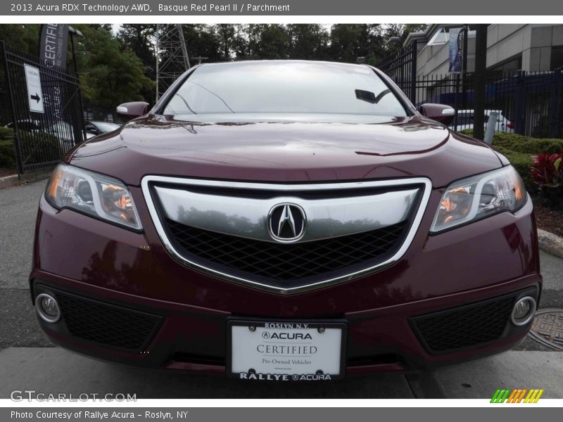 Basque Red Pearl II / Parchment 2013 Acura RDX Technology AWD