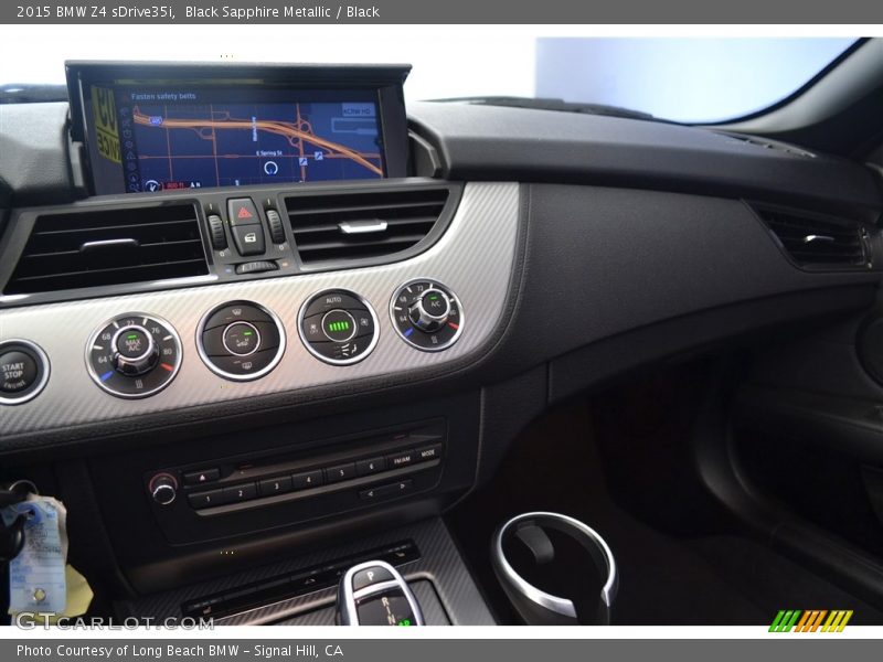 Black Sapphire Metallic / Black 2015 BMW Z4 sDrive35i