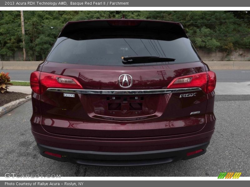 Basque Red Pearl II / Parchment 2013 Acura RDX Technology AWD