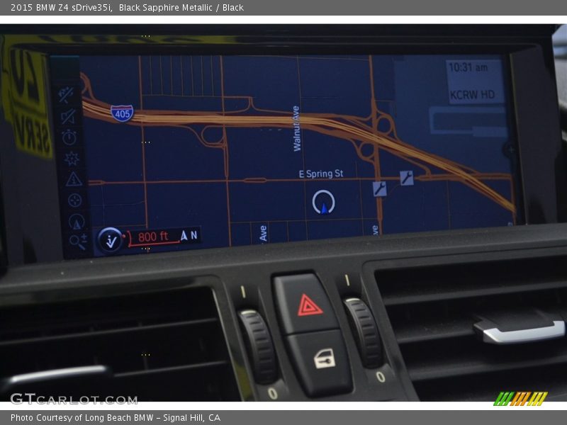 Black Sapphire Metallic / Black 2015 BMW Z4 sDrive35i