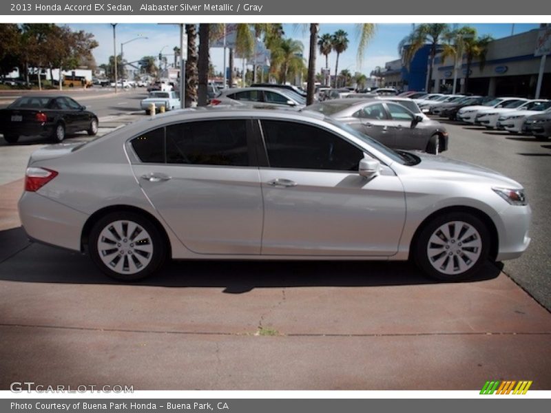 Alabaster Silver Metallic / Gray 2013 Honda Accord EX Sedan