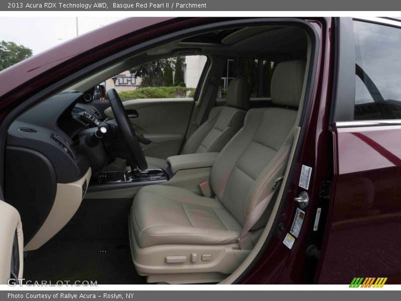 Basque Red Pearl II / Parchment 2013 Acura RDX Technology AWD