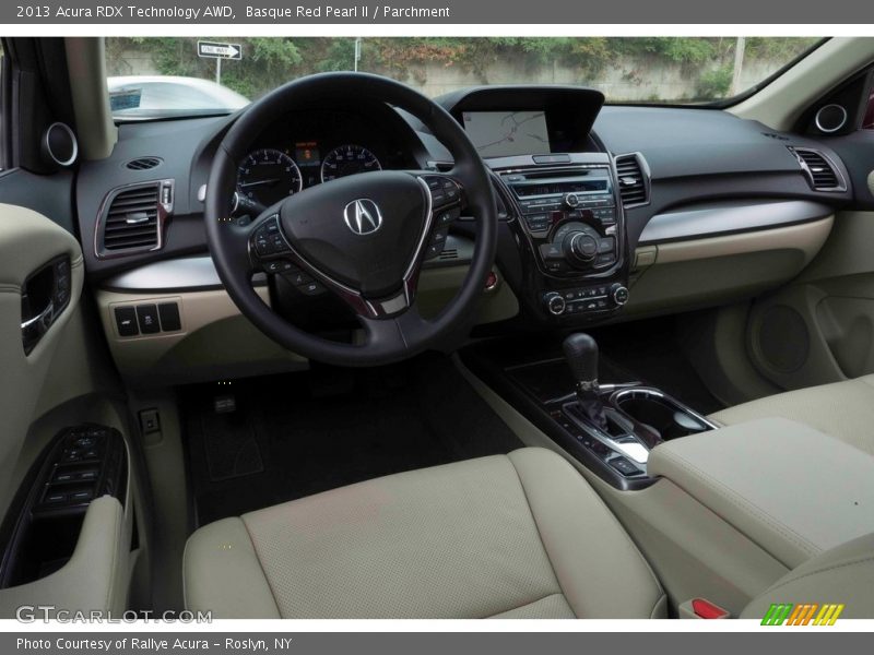 Basque Red Pearl II / Parchment 2013 Acura RDX Technology AWD