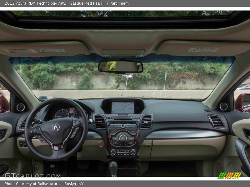 Basque Red Pearl II / Parchment 2013 Acura RDX Technology AWD