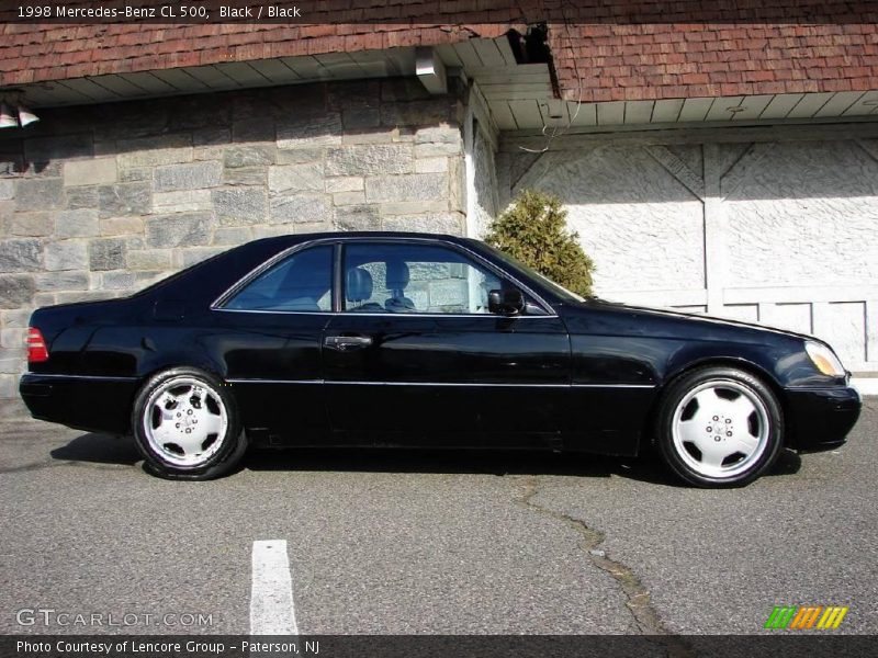 Black / Black 1998 Mercedes-Benz CL 500