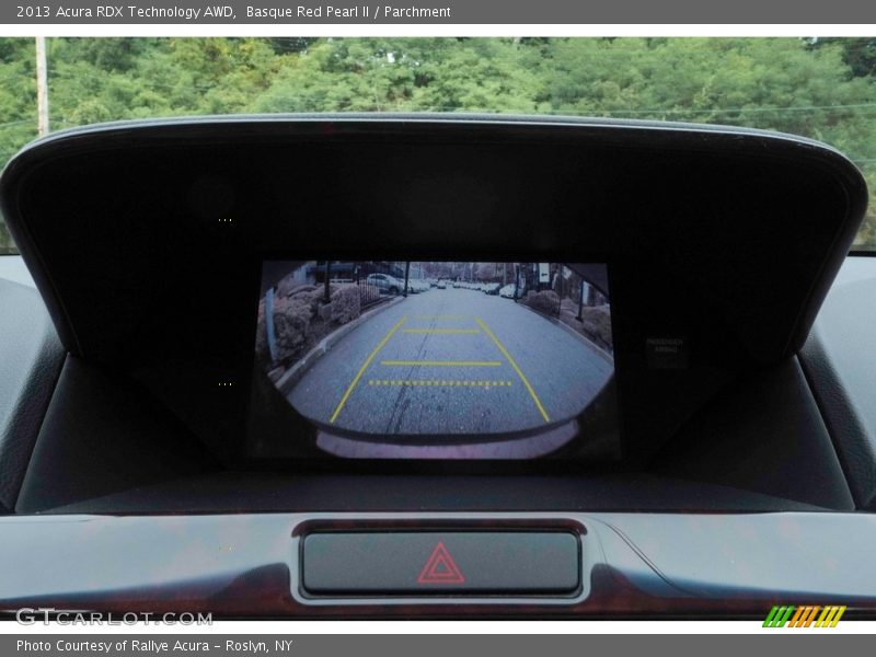 Basque Red Pearl II / Parchment 2013 Acura RDX Technology AWD