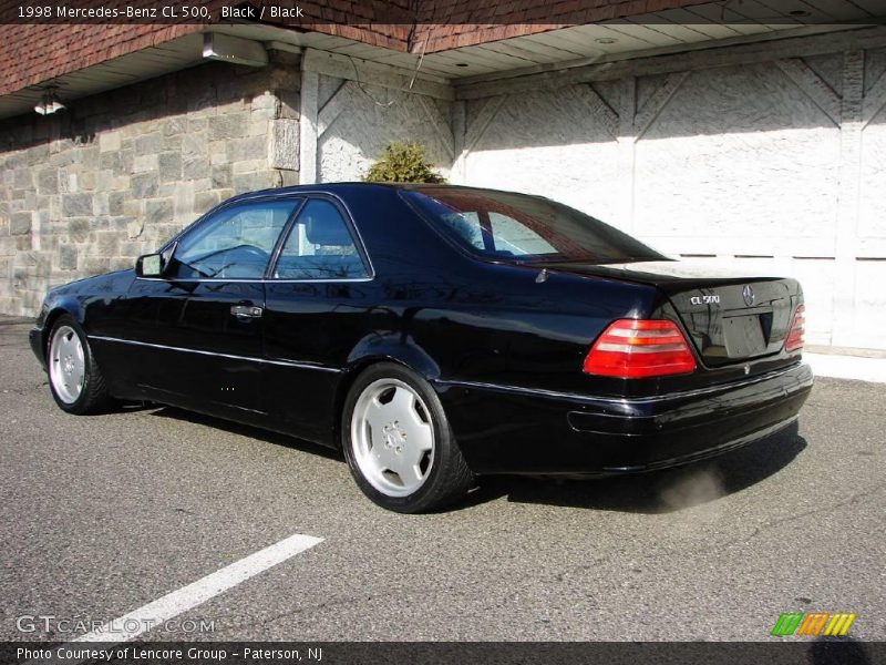 Black / Black 1998 Mercedes-Benz CL 500