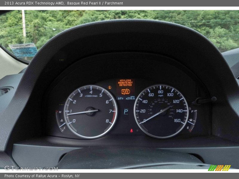 Basque Red Pearl II / Parchment 2013 Acura RDX Technology AWD
