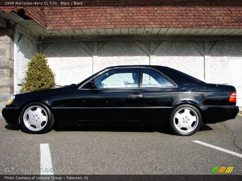 Black / Black 1998 Mercedes-Benz CL 500