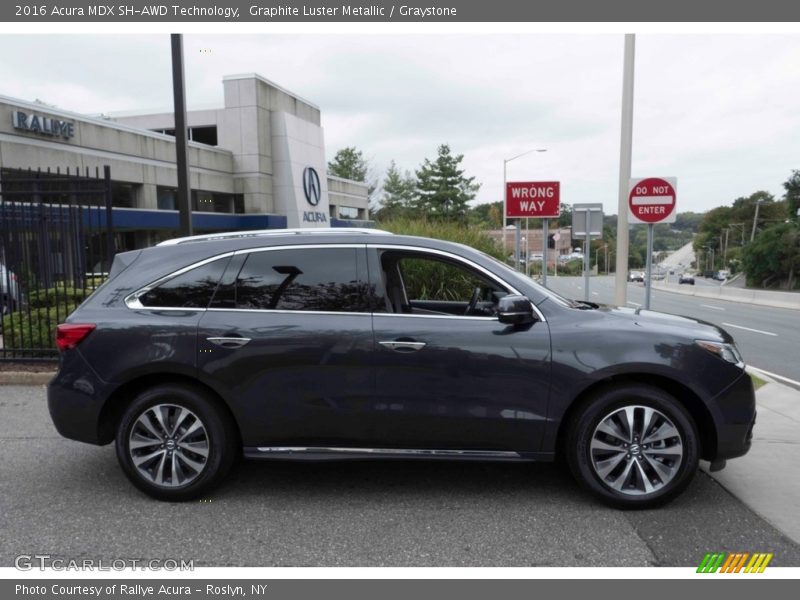 Graphite Luster Metallic / Graystone 2016 Acura MDX SH-AWD Technology