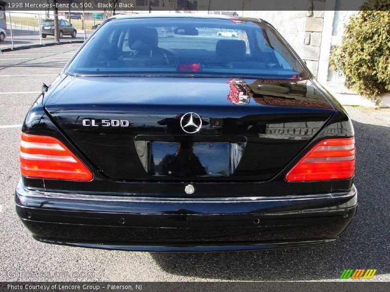 Black / Black 1998 Mercedes-Benz CL 500