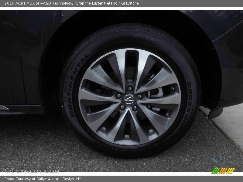 Graphite Luster Metallic / Graystone 2016 Acura MDX SH-AWD Technology