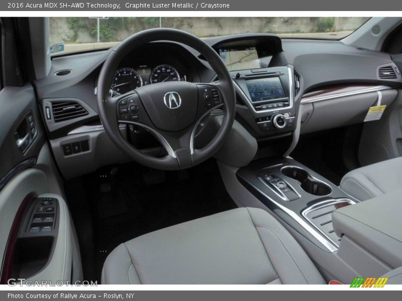 Graphite Luster Metallic / Graystone 2016 Acura MDX SH-AWD Technology