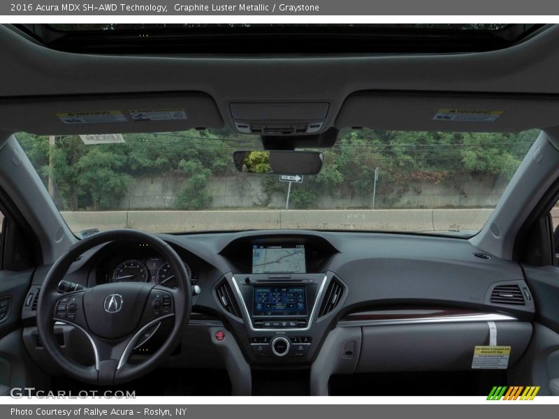 Graphite Luster Metallic / Graystone 2016 Acura MDX SH-AWD Technology