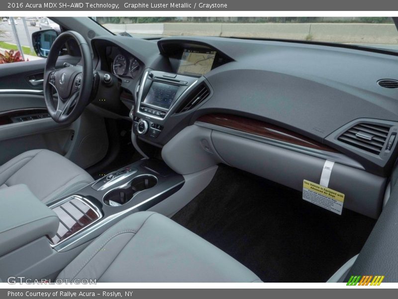 Graphite Luster Metallic / Graystone 2016 Acura MDX SH-AWD Technology