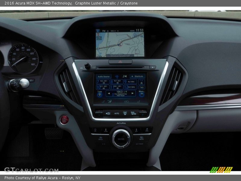 Graphite Luster Metallic / Graystone 2016 Acura MDX SH-AWD Technology