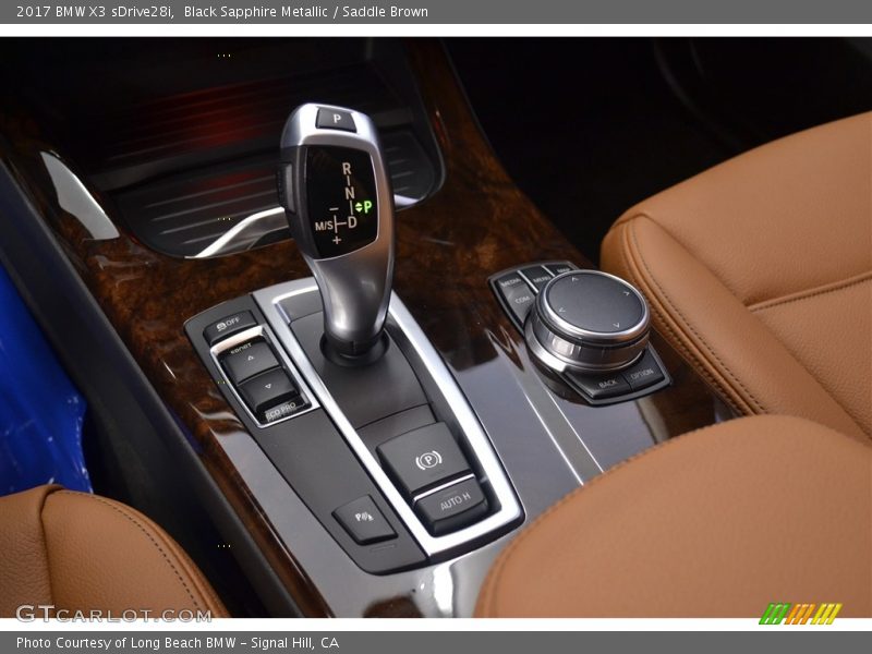 Black Sapphire Metallic / Saddle Brown 2017 BMW X3 sDrive28i