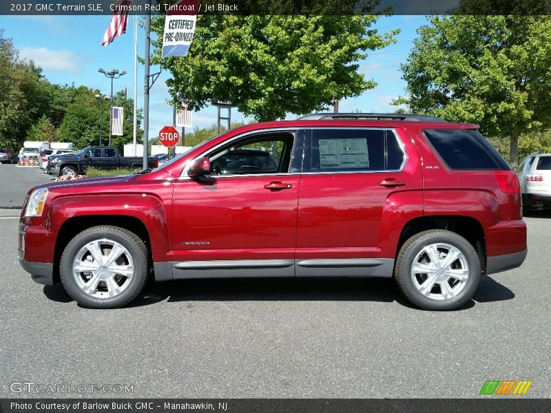 Crimson Red Tintcoat / Jet Black 2017 GMC Terrain SLE