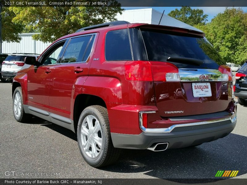 Crimson Red Tintcoat / Jet Black 2017 GMC Terrain SLE