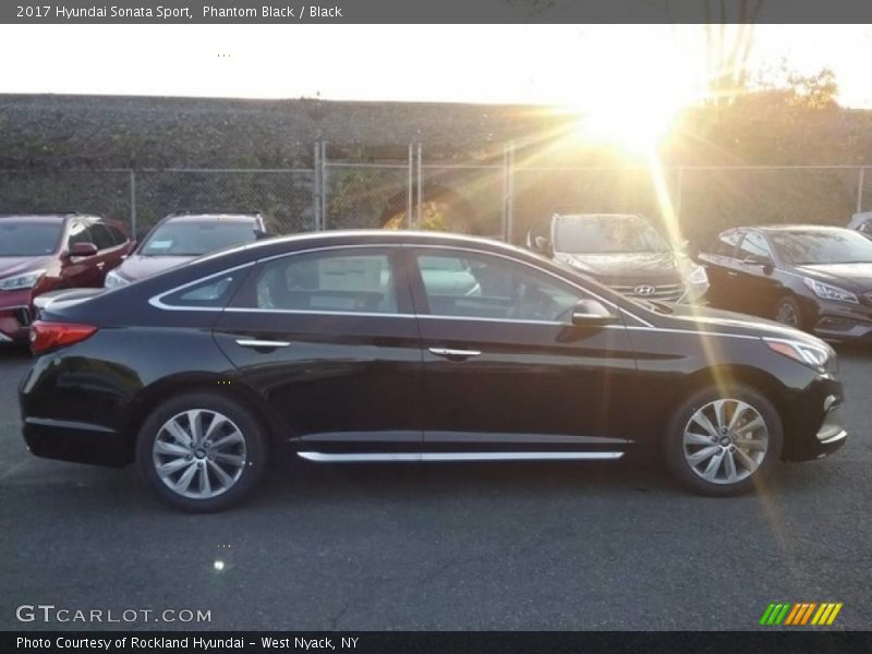 Phantom Black / Black 2017 Hyundai Sonata Sport