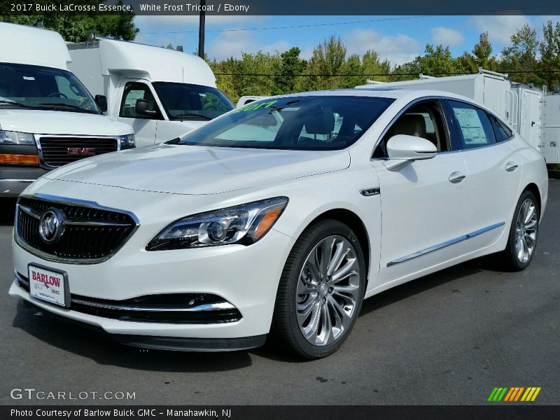 White Frost Tricoat / Ebony 2017 Buick LaCrosse Essence