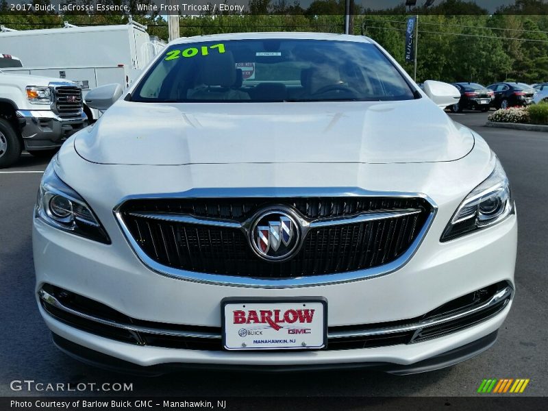 White Frost Tricoat / Ebony 2017 Buick LaCrosse Essence
