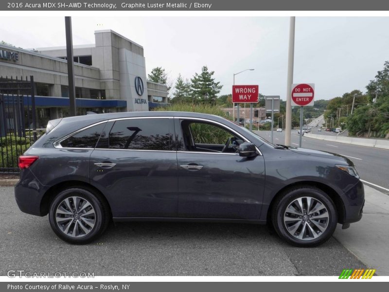 Graphite Luster Metallic / Ebony 2016 Acura MDX SH-AWD Technology