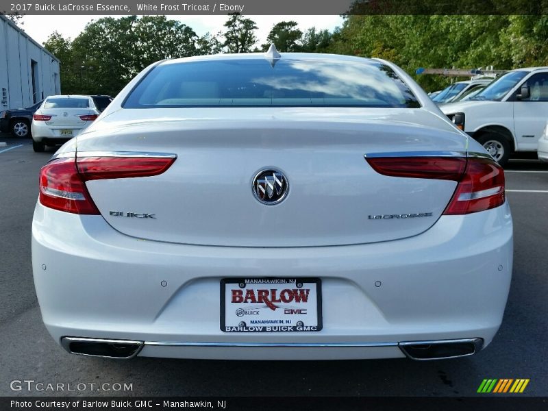 White Frost Tricoat / Ebony 2017 Buick LaCrosse Essence