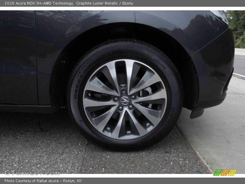 Graphite Luster Metallic / Ebony 2016 Acura MDX SH-AWD Technology