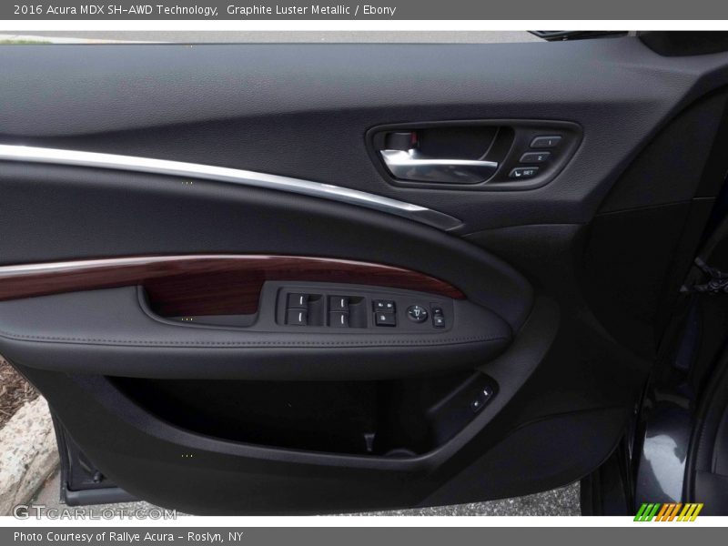 Graphite Luster Metallic / Ebony 2016 Acura MDX SH-AWD Technology