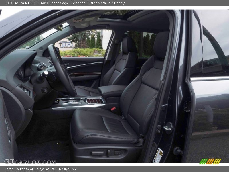 Graphite Luster Metallic / Ebony 2016 Acura MDX SH-AWD Technology