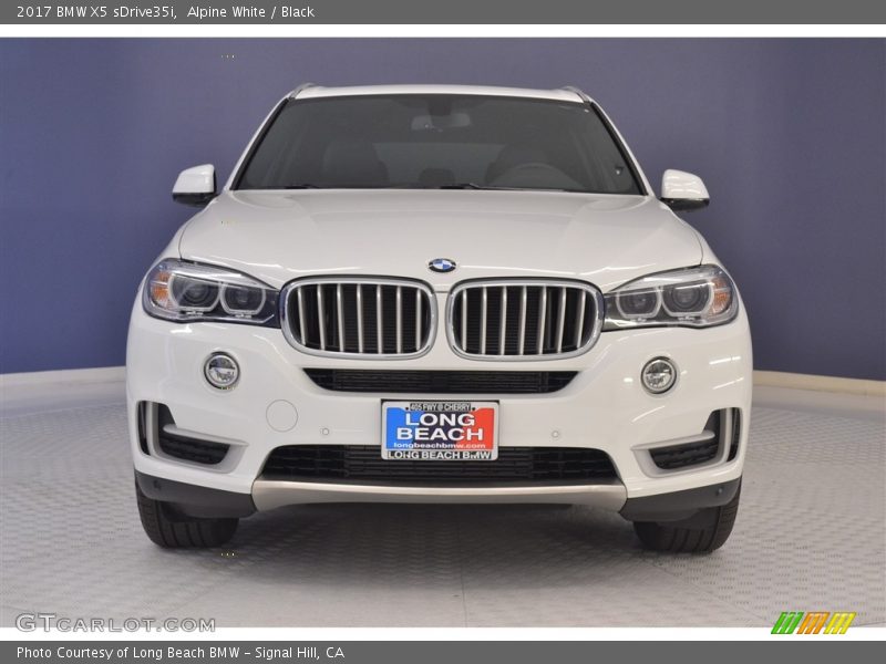 Alpine White / Black 2017 BMW X5 sDrive35i