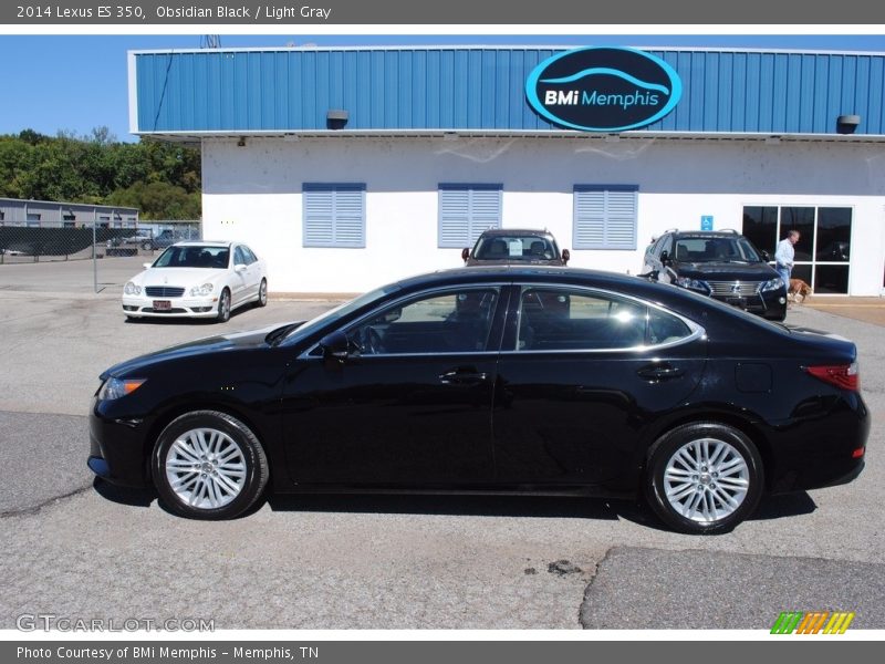 Obsidian Black / Light Gray 2014 Lexus ES 350