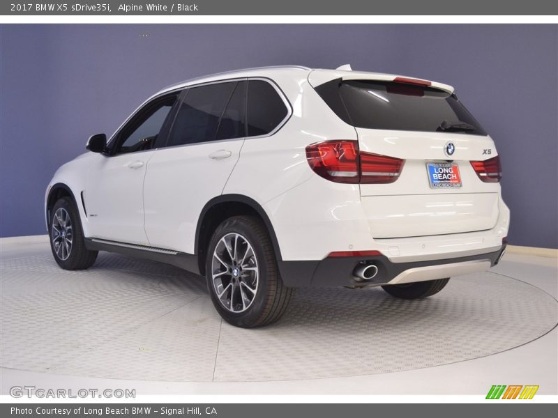Alpine White / Black 2017 BMW X5 sDrive35i