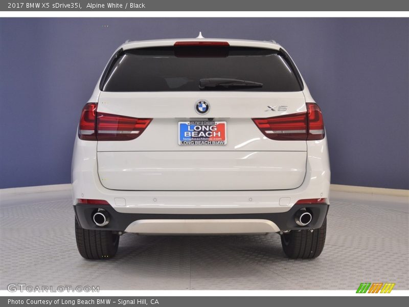 Alpine White / Black 2017 BMW X5 sDrive35i