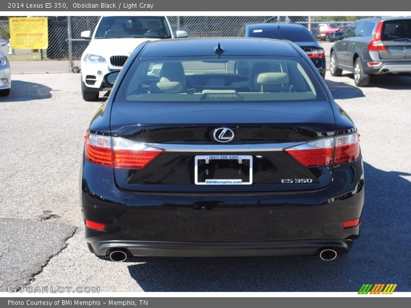 Obsidian Black / Light Gray 2014 Lexus ES 350